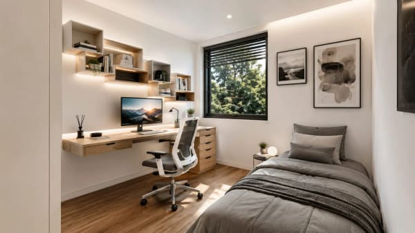 Immobilie in Brè Sopra Lugano - Casa a Schiera d'angolo 5.5 locali con giardino a Brè sopra Lugano - Bild 6