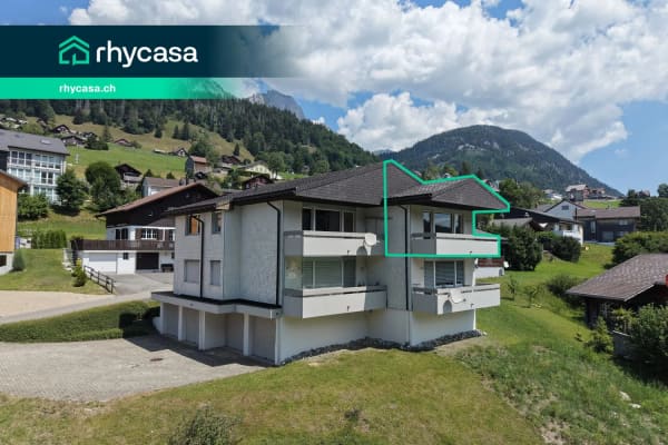 Immobilie in Wildhaus - Sonniges 2.5-Zimmer-Feriendomizil mit Bergsicht, Loipe und Skilift vor der Tür - Bild 0