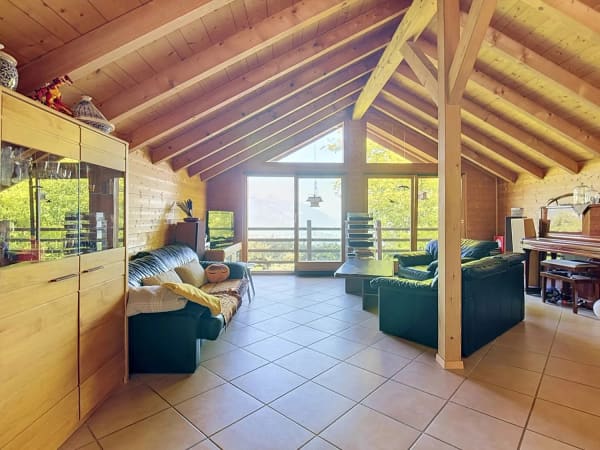 Immobilie in Les Giettes - LES GIETTES | Villa individuelle d'exception avec vue imprenable et biotope naturel - Bild 4