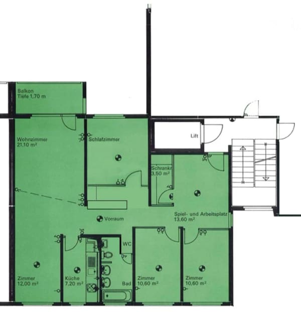 Immobilie in Volketswil - Helle 5.5-Zimmer-Wohnung mit Weitsicht im Zentrum von Volketswil - Bild 26