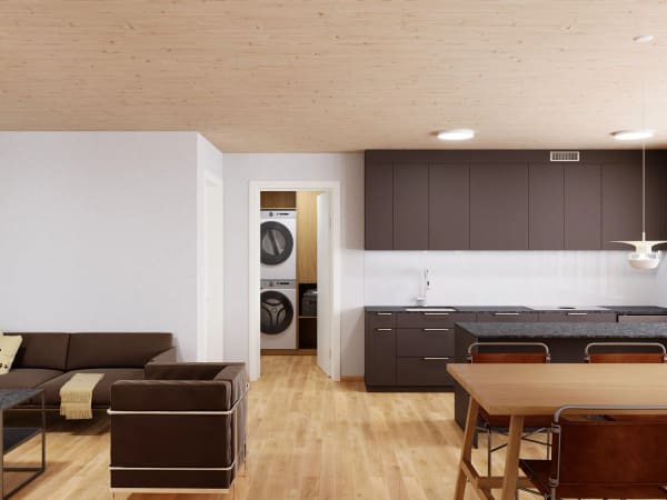 Immobilie in Unterschächen - 1.5-Zimmer-Studio im neuen Anbau der Residenz Posthaus â€“ Projekt Posthaus Urigen - Bild 6