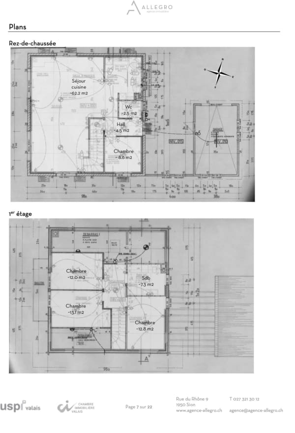 Immobilie in Grimisuat - Grimisuat – Villa 1.5 pièces de 300 m² sur parcelle de 830 m² avec garage et places de parc - Bild 28