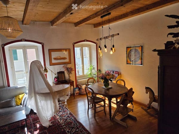 Immobilie in Villeneuve Vd - RARE! 4,5 pièces avec charme du bourg historique et vue sur le Léman! - Bild 3