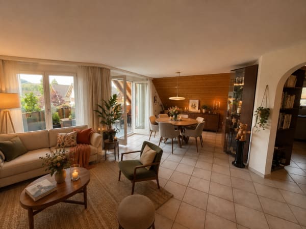 Immobilie in Rüegsauschachen - Gemütliche Dachwohnung mit schöner Terrasse - Bild 0