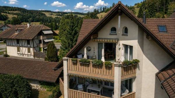 Immobilie in Rüegsauschachen - Gemütliche Dachwohnung mit schöner Terrasse - Bild 10