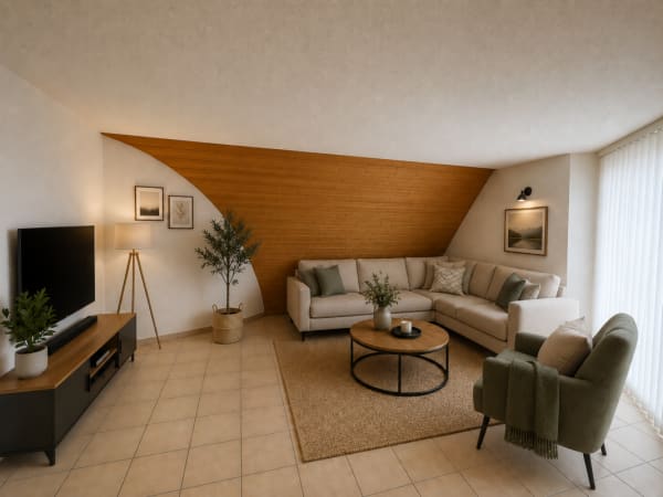 Immobilie in Rüegsauschachen - Gemütliche Dachwohnung mit schöner Terrasse - Bild 2