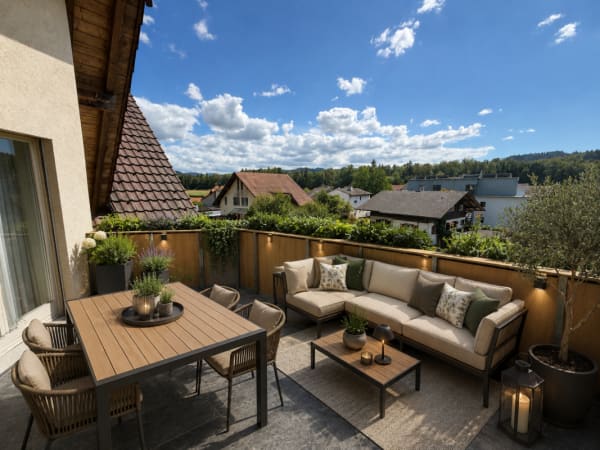 Immobilie in Rüegsauschachen - Gemütliche Dachwohnung mit schöner Terrasse - Bild 8