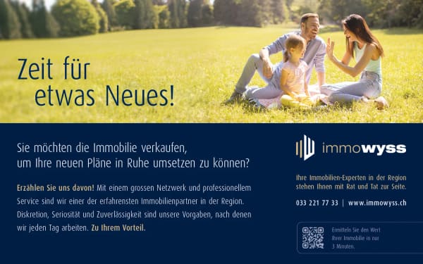Immobilie in Krattigen - ImmoWyss -  Ihr grosszÃ¼giges Zuhause mit Aussicht auf See und Berge - Bild 11