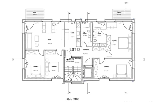 Immobilie in Les Paccots - CHALET 1909 - LOT D - 5.5P AVEC BALCON - Bild 1