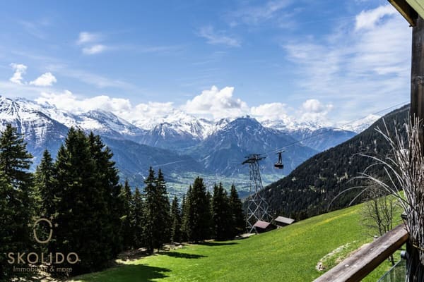 Immobilie in Riederalp - Grosses Studio-Apartment mit unverbaubarem Weitblick in der Aletscharena - Bild 13