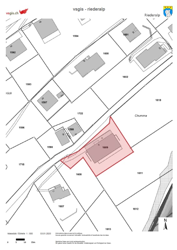 Immobilie in Riederalp - Grosses Studio-Apartment mit unverbaubarem Weitblick in der Aletscharena - Bild 20