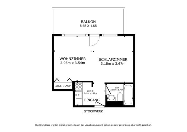 Immobilie in Riederalp - Grosses Studio-Apartment mit unverbaubarem Weitblick in der Aletscharena - Bild 21
