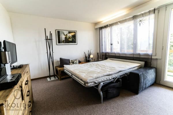 Immobilie in Riederalp - Grosses Studio-Apartment mit unverbaubarem Weitblick in der Aletscharena - Bild 6