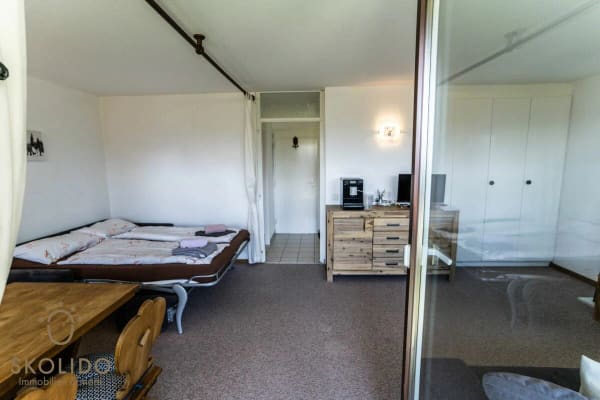 Immobilie in Riederalp - Grosses Studio-Apartment mit unverbaubarem Weitblick in der Aletscharena - Bild 7