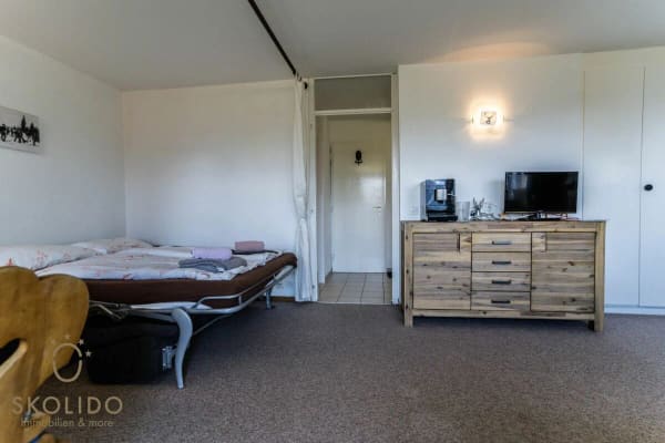 Immobilie in Riederalp - Grosses Studio-Apartment mit unverbaubarem Weitblick in der Aletscharena - Bild 8