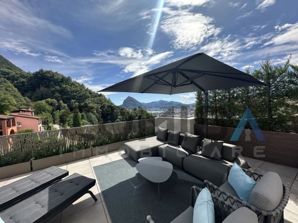 Immobilie in Cureggia - CUREGGIA  -  LUGANO Elegante appartamento 5.5 locali arredato - Bild 1