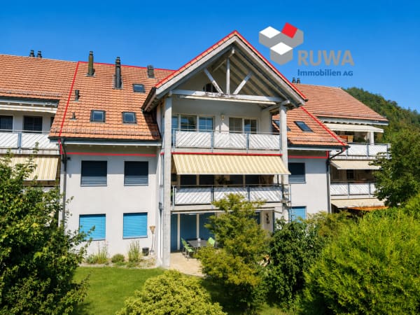 Immobilie in Rüegsau - GrosszÃ¼gige Dachwohnung mit Galerie, Lift und Balkon im RÃ¼egsauschachen - Bild 0