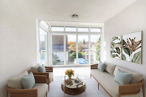 Immobilie in Luterbach - Grosszügig, ruhig und barrierefrei - 4.5-Zimmerwohnung mit Wintergarten - Bild 2