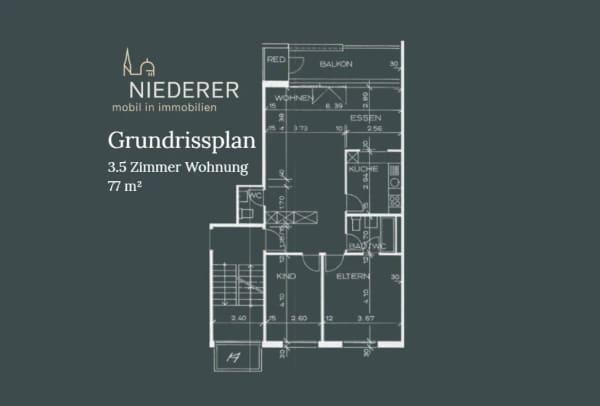 Immobilie in Oberburg - Ihr neues Zuhause - Preiswerte 3.5-Zimmerwohnung - Bild 8