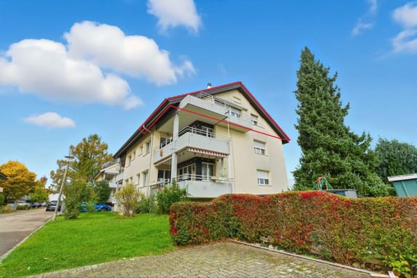 Immobilie in Ettingen - Helle 2.5 Z' Dachwohnung mit Garage und Balkon - Bild 8