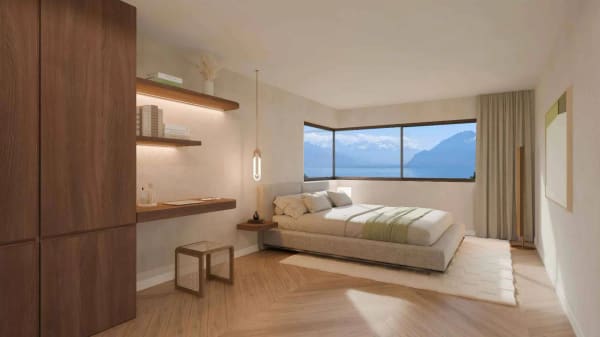 Immobilie in Lutry - Trois villas de standing sur plans avec vue sur le lac Villa A - Bild 5