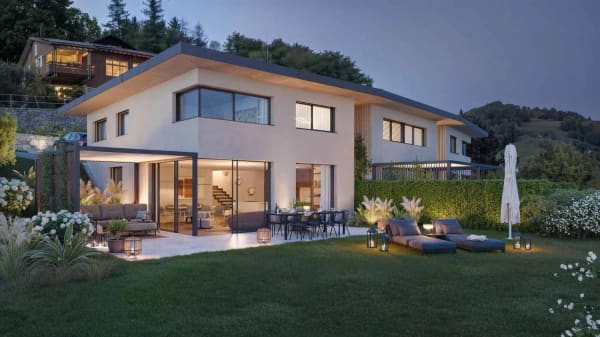 Immobilie in Lutry - Trois villas de standing sur plans avec vue sur le lac Villa B - Bild 6
