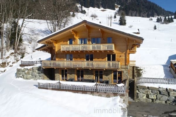 Immobilie in Les Diablerets - Chalet de deux logements - Bild 0