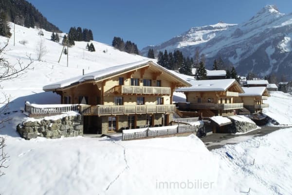 Immobilie in Les Diablerets - Chalet de deux logements - Bild 12
