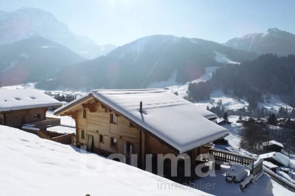 Immobilie in Les Diablerets - Chalet de deux logements - Bild 5
