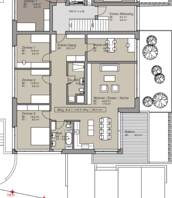 Immobilie in Mogelsberg - Gesund wohnen und arbeiten mit Weitsicht - A4.1 - Bild 12