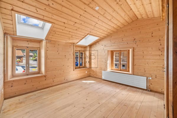 Immobilie in Rossinière - Duplex rénové au coeur du village : Rossinière, - Bild 1