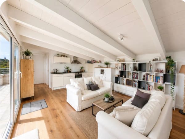 Immobilie in Rossens Fr - SUPERBE 4.5 PIÈCES AVEC GRAND BALCON + STUDIO INDÉPENDANT EN OPTION À ROSSENS (FR) - Bild 4