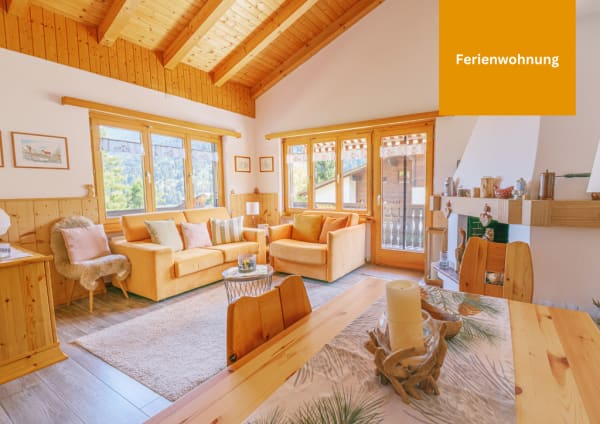 Immobilie in Trun - 2.5 Zimmer-Ferienwohnung - Alpiner Rückzugsort mit sonnigem Balkon - Bild 0