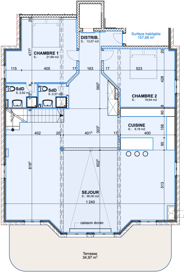 Immobilie in Mont-sur-rolle - Duplex 5,5 pièces, 231 m² — séjour de 90 m², suite, garage 6 véhicules - Bild 18
