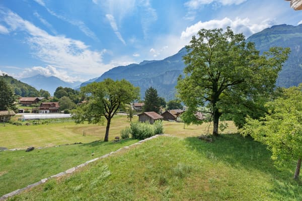 Immobilie in Brienzwiler - Bauernhaus / Ferienhaus mit separaten Doppelgaragen - Bild 1