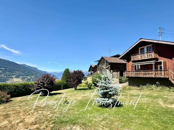 Immobilie in Nax - CHARMANT CHALET DE 4,5 PCES AVEC DÉPENDANCES - NAX - Bild 1
