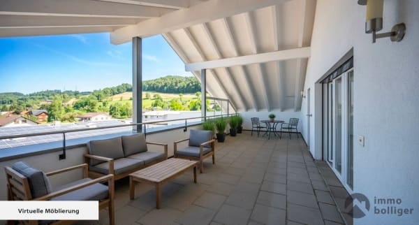 Immobilie in Triengen - Ganz oben zuhause - mit direktem Lift ins WohnglÃ¼ck - Bild 0