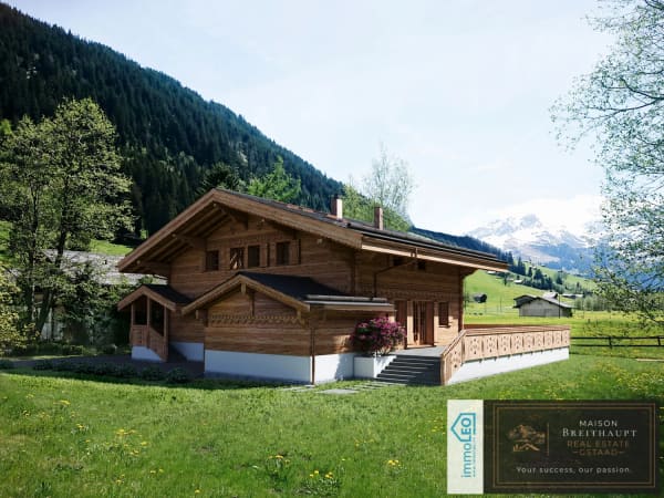 Immobilie in Lauenen B. Gstaad - Idyllisches 5½-Zimmer Neubau-Chalet mit Bergsicht - Bild 0