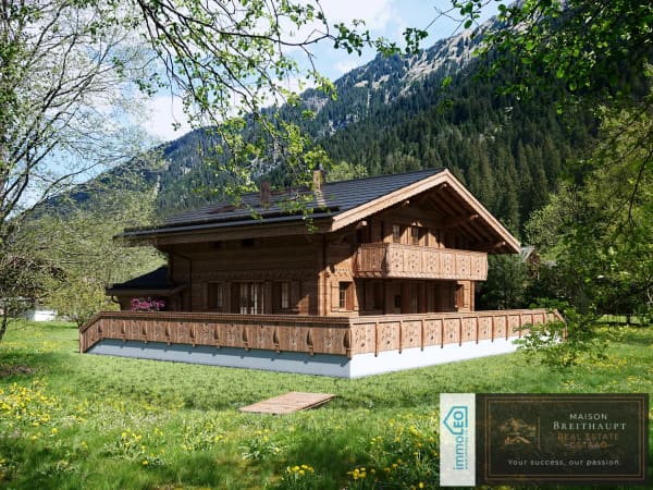 Immobilie in Lauenen B. Gstaad - Idyllisches 5½-Zimmer Neubau-Chalet mit Bergsicht - Bild 1