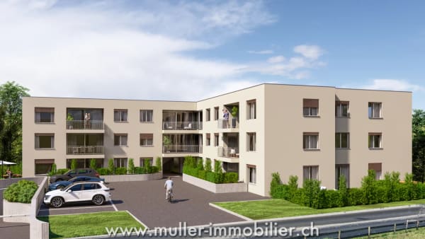 Immobilie in Ursy - Superbe appartement 3,5 piÃ¨ces avec balcon, vue nature Ã  4 min d'Ursy - Bild 7