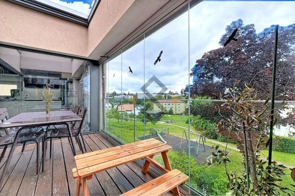 Immobilie in Granges-paccot - Attique familial d'exception de 140 m2 à Fribourg - Bild 1
