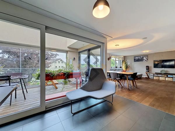 Immobilie in Granges-paccot - Attique familial d'exception de 140 m2 à Fribourg - Bild 3