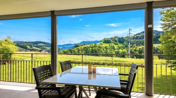 Immobilie in Werthenstein - Wohnung mit Weitsicht und Raum fÃ¼r Gemeinschaft - Bild 1