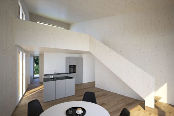 Immobilie in Kriegstetten - Doppelhaushälfte im Atelierhaus-Stil - modern, individuell und naturnah - Bild 0