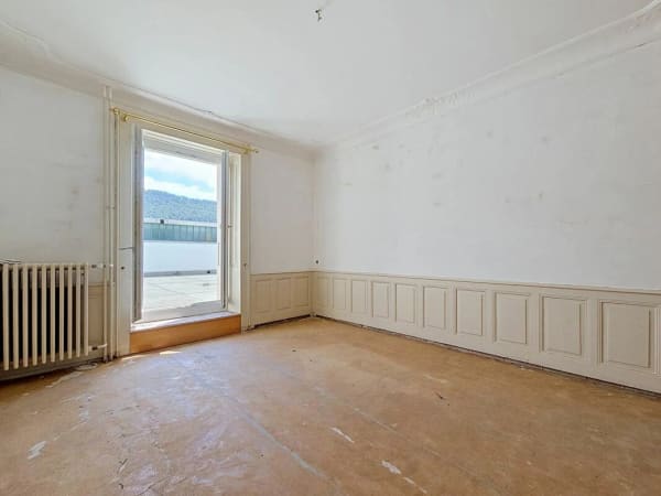 Immobilie in St-imier - Appartement de caractÃ¨re avec terrasse exceptionnelle de 110 mÂ² - Bild 1
