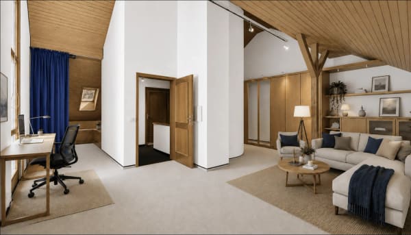 Immobilie in Volketswil - 6.5 Zimmer-Doppeleinfamilienhaus mit viel Platz und Potenzial in Kindhausen - Bild 11