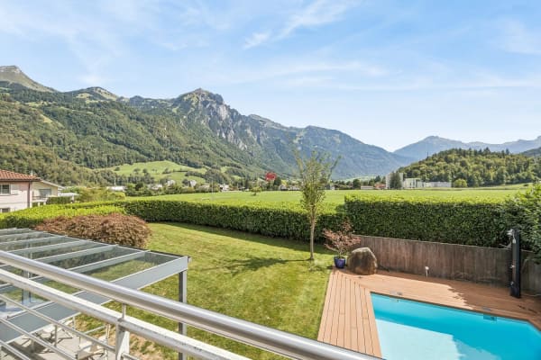 Immobilie in Riedern - Wohntraum mit Pool und Bergsicht - Bild 8