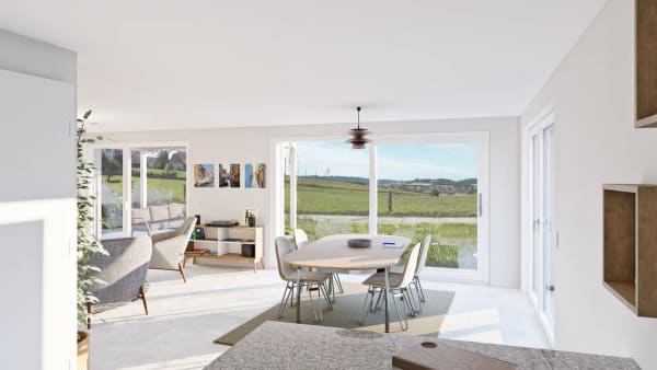 Immobilie in Combremont-le-grand - Combremont-le-Grand, villa à vendre, 5.5 pièces, terrain de 533 m2 - Bild 3
