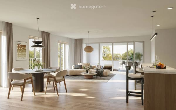 Immobilie in Malters - Moderne Neubauwohnung im Zentrum von Malters - Bild 1