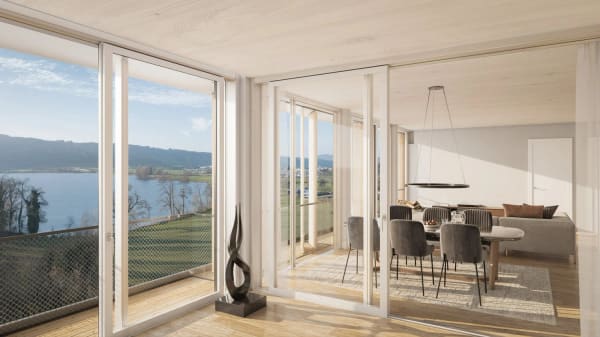 Immobilie in Gelfingen - «Turmfalke», Gelfingen - urbane 4.5 Zimmer-Turmwohnungen für Wohn-Ästheten. - Bild 1